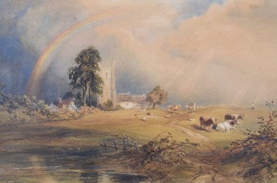 Lot 567 - Anthony Vandyke Copley Fielding (British, 1787-1855)  - 'The Rainbow'