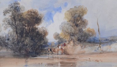 Lot 565 - Follower of Richard Parkes Bonington (British, 1802-1828) - Watercolour