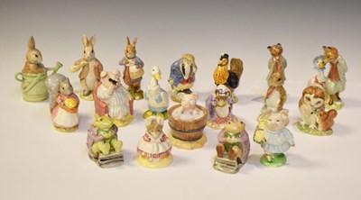 Lot 308 - Quantity of eighteen Beswick 'Beatrix Potter' figures