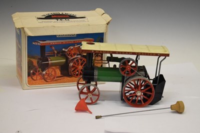 Lot 391 - Mamod T.E.1a live steam tractor, boxed