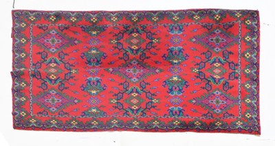 Lot 418 - Machine-made wool 'Turkey'-style carpet section