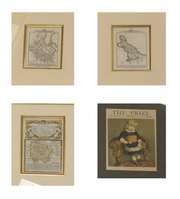 Lot 614 - Collection of framed South West interest maps, view etc