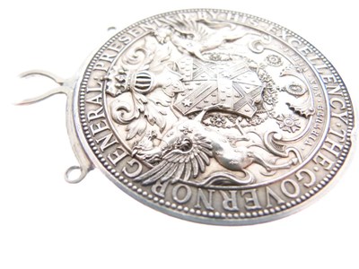 Lot 197 - India, Governor General silver presentation medal