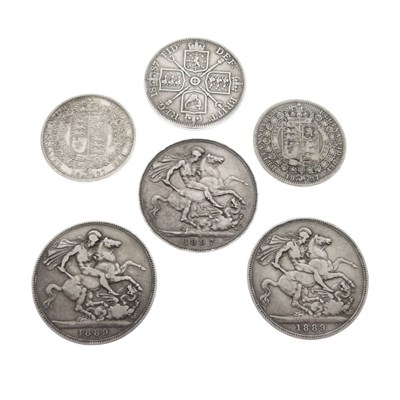 Lot 108 - Quantity of Victorian silver coinage