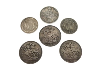 Lot 108 - Quantity of Victorian silver coinage