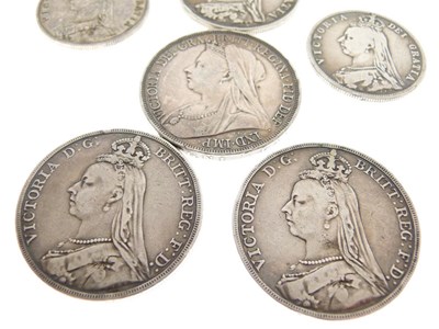 Lot 108 - Quantity of Victorian silver coinage