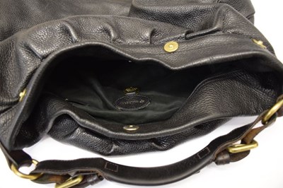 Lot 309 - Mulberry - Lady's black leather Hobo bag and Congo leather purse