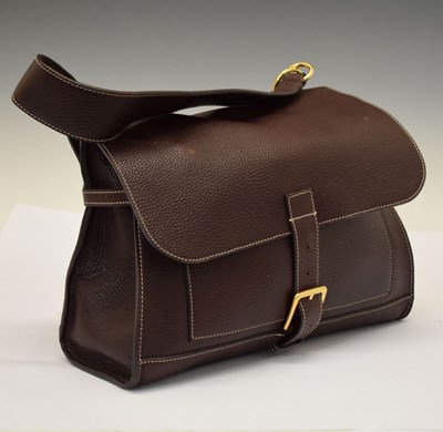 Lot 274 - Mulberry - Lady's Chiltern maroon leather handbag