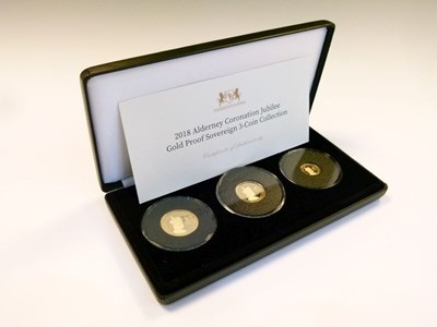 Lot 176 - Harrington & Byrne Elizabeth II Alderney Coronation Jubilee set