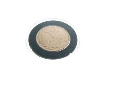 Lot 181 - Elizabeth II Era of Gold Age of Empire sovereign 2012