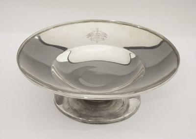 Lot 101 - Indian sterling silver comport, presented by Maharajah of Jodhpur