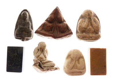 Lot 212 - Group of five South East Asian votive items