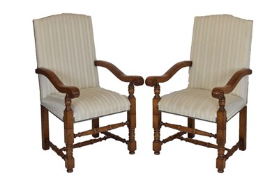 Lot 450 - Pair of Brights of Nettlebed open armchairs