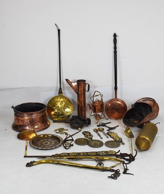 Lot 547 - Quantity of copper and brass