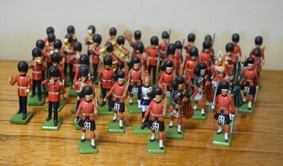 Lot 356 - Group of Britains military figures including; Scotts Guards, Grenadier Guards, etc.