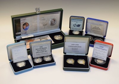 Lot 115 - Quantity of Royal Mint silver proof coins