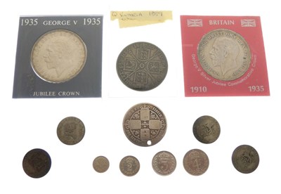 Lot 109 - Quantity of Victorian and George V silver coinage