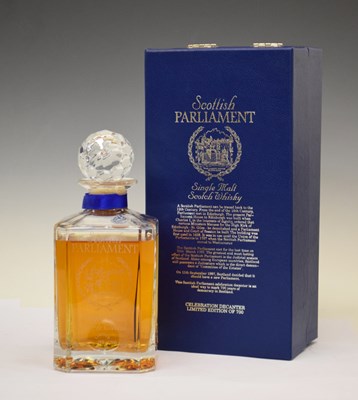 Lot 456 - Limited edition bottling of Scottish Parliament Single Malt Whisky