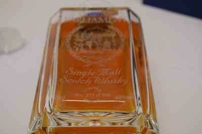 Lot 456 - Limited edition bottling of Scottish Parliament Single Malt Whisky