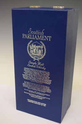 Lot 456 - Limited edition bottling of Scottish Parliament Single Malt Whisky