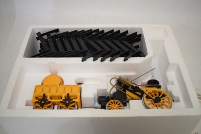 Lot 403 - Hornby Stevensons Rocket 3 1/2" gauge live steam train set