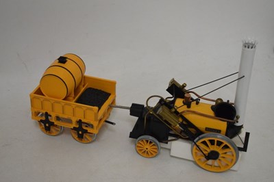 Lot 403 - Hornby Stevensons Rocket 3 1/2" gauge live steam train set