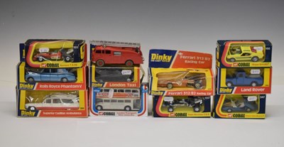 Lot 387 - Group of boxed Dinky and Corgi model cars