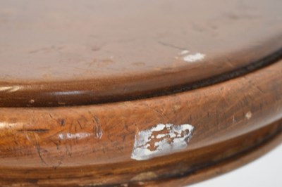 Lot 462 - Victorian walnut revolving stool