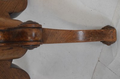 Lot 462 - Victorian walnut revolving stool