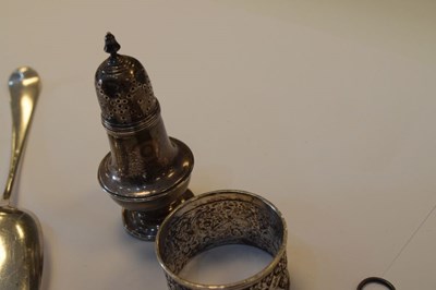 Lot 97 - Quantity of silver and white metal items