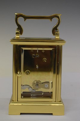 Lot 427 - Staffordshire Enamels carriage clock