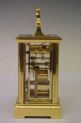 Lot 427 - Staffordshire Enamels carriage clock