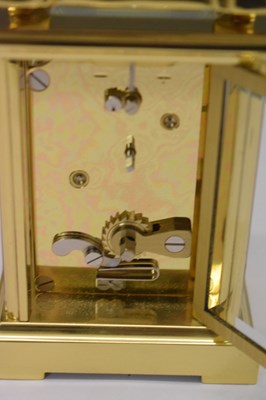 Lot 427 - Staffordshire Enamels carriage clock