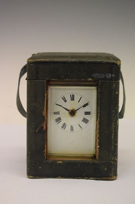 Lot 425 - Brass cased carriage clock