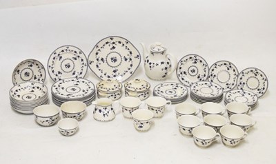 Lot 578 - York Town blue and white tea wares, etc