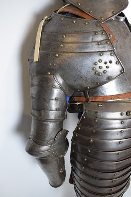 Lot 481 - Mixed suit of armour