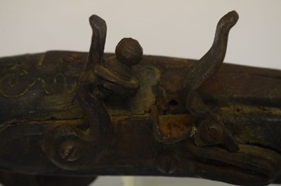 Lot 354 - Three reproduction firearms and a re-enactment sword