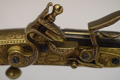 Lot 354 - Three reproduction firearms and a re-enactment sword
