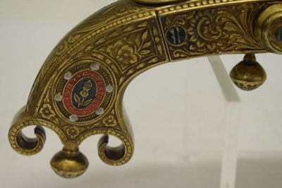 Lot 354 - Three reproduction firearms and a re-enactment sword