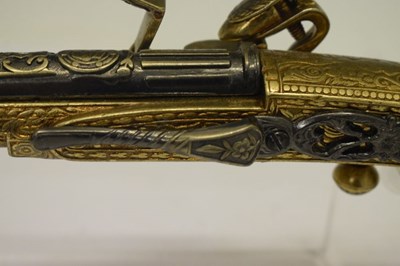 Lot 354 - Three reproduction firearms and a re-enactment sword