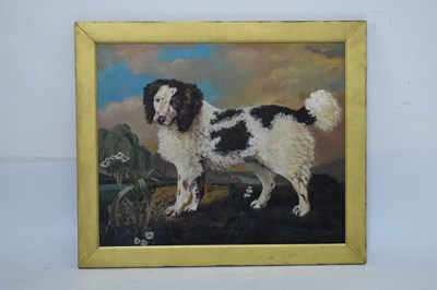 Lot 452 - Follower of George Stubbs - 20th Century - Oil on canvas - Water Spaniel