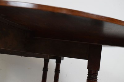 Lot 454 - Late Victorian figured walnut Sutherland tea table