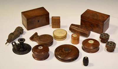 Lot 226 - Quantity of mostly 19th Century treen, etc.