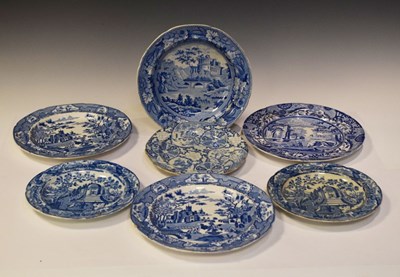 Lot 269 - Quantity of 19th Century blue and white transfer printed plates