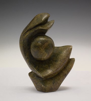 Lot 644 - J. Ruwo (Zimbabwe, 20th Century) Modernist sculpture