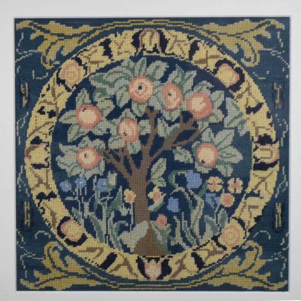 Lot 234 - Orange Tree needlework panel after William Morris