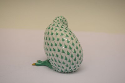 Lot 366 - Herend, Hungary - Porcelain model of a Kiwi with egg