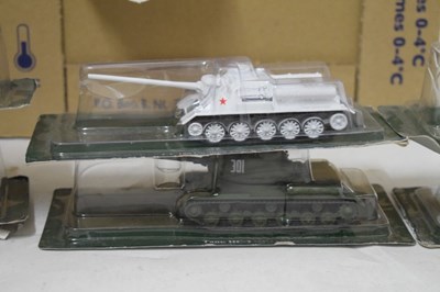 Lot 359 - Large group of EAC/Eaglemoss diecast model military themed vehicles