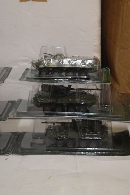 Lot 359 - Large group of EAC/Eaglemoss diecast model military themed vehicles