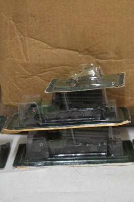 Lot 359 - Large group of EAC/Eaglemoss diecast model military themed vehicles